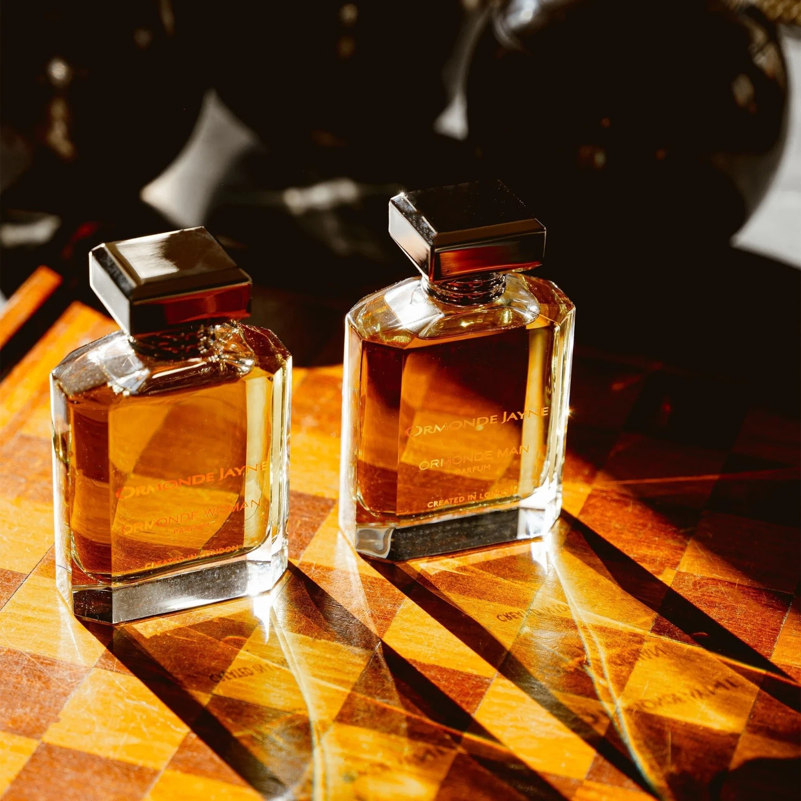 Ormonde Jayne Ormonde Man Parfum manufacturer bottle, linked from the supplied product catalogue.