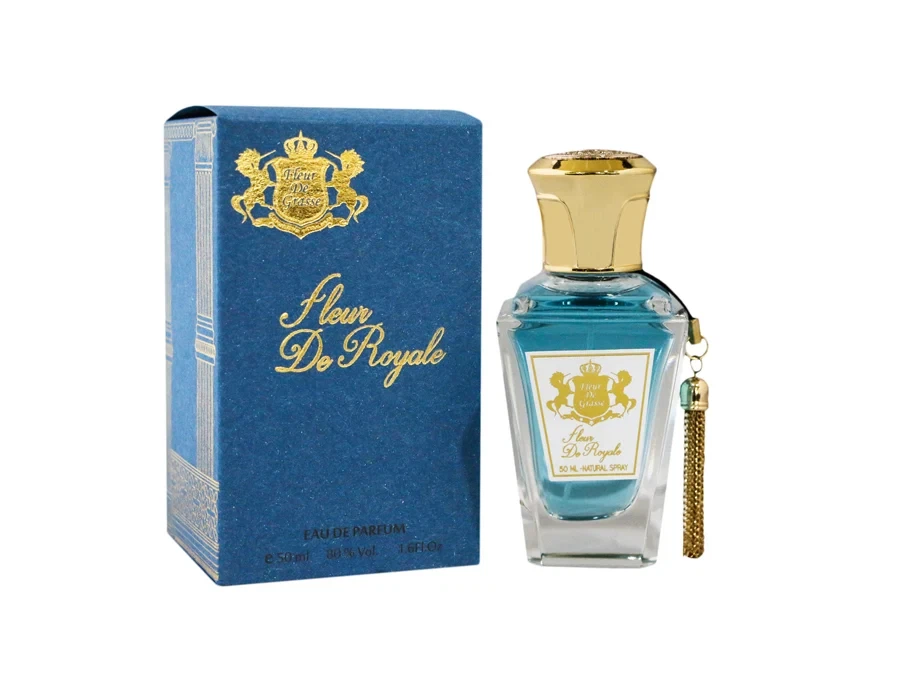 Fleur De Grasse Fleur De Royale manufacturer bottle, linked from the supplied product catalogue.