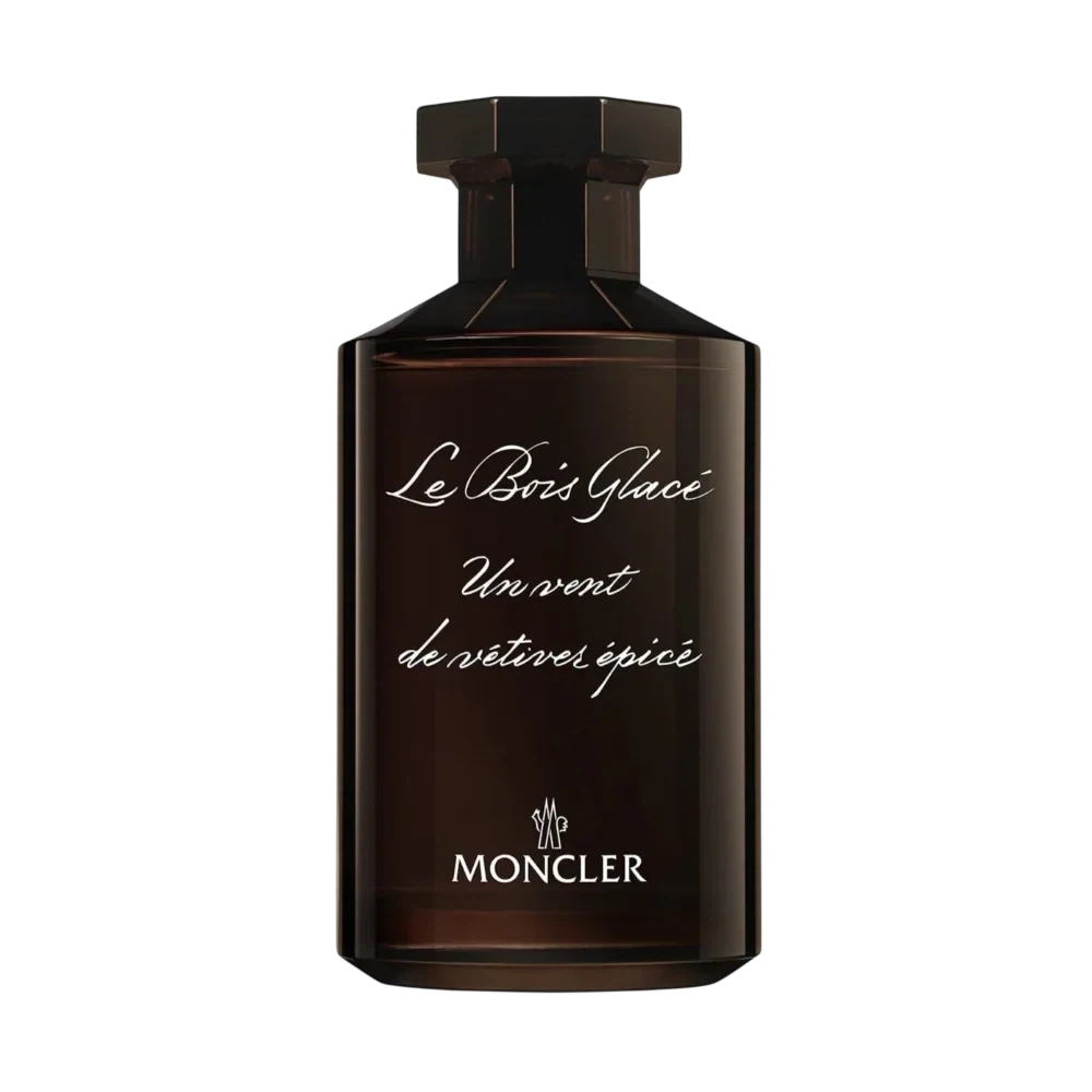 Moncler Le Bois Glace manufacturer bottle, linked from the supplied product catalogue.