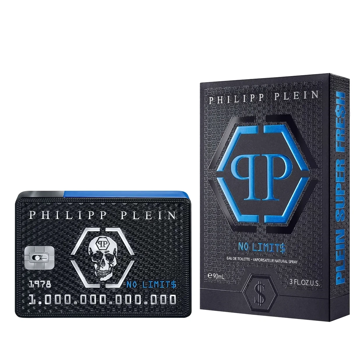 Philipp Plein No Limits Plein Super Fresh manufacturer bottle, linked from the supplied product catalogue.