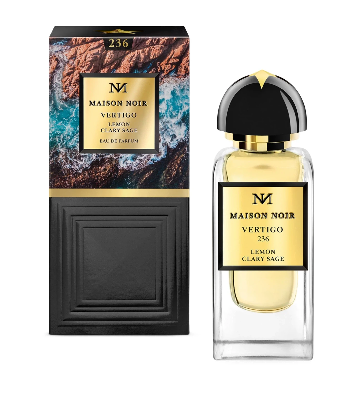 Maison Noir Vertigo 236 manufacturer bottle, linked from the supplied product catalogue.
