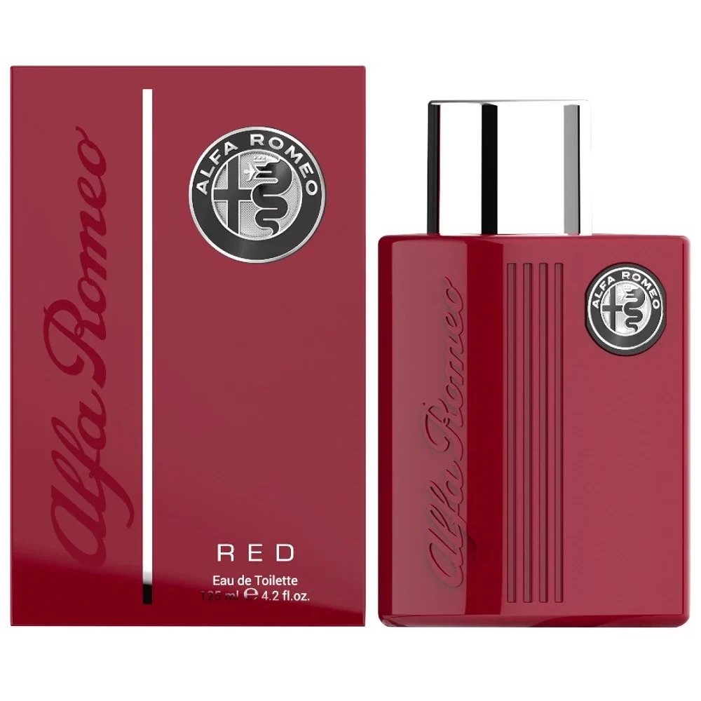 Alfa Romeo Red manufacturer bottle, linked from the supplied product catalogue.