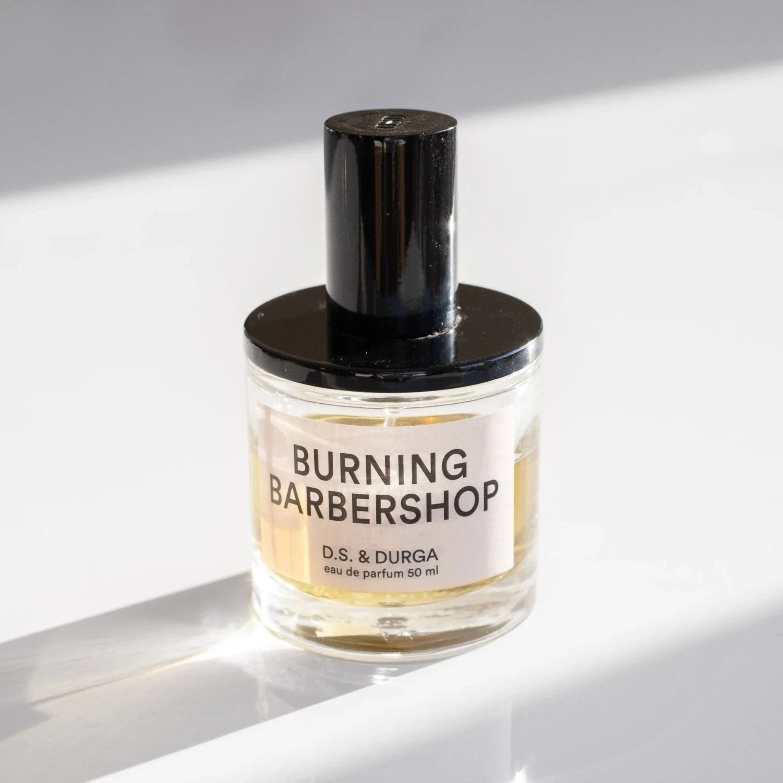 D.S. & Durga Burning Barbershop manufacturer bottle, linked from the supplied product catalogue.