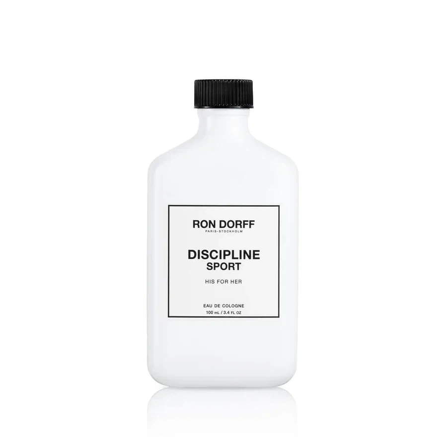 Ron Dorff Discipline Sport His for Her manufacturer bottle, linked from the supplied product catalogue.