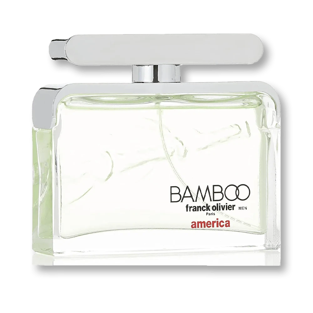 Franck Olivier Bamboo America manufacturer bottle, linked from the supplied product catalogue.