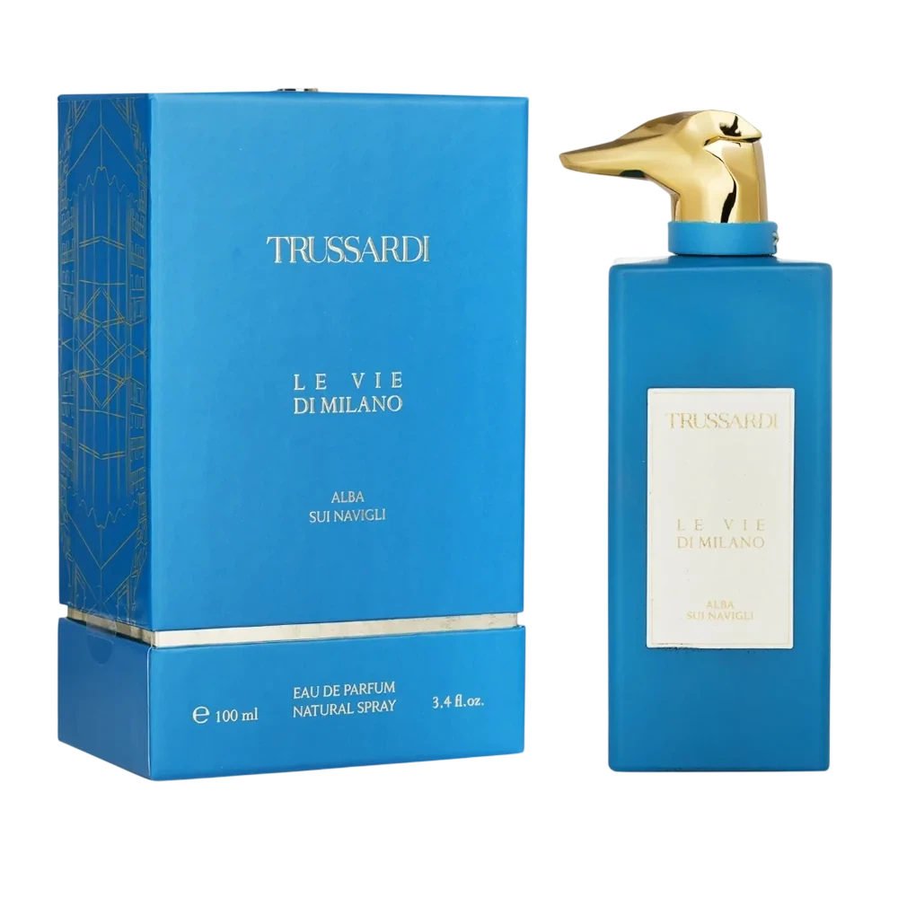 Trussardi Alba Sui Navigli manufacturer bottle, linked from the supplied product catalogue.
