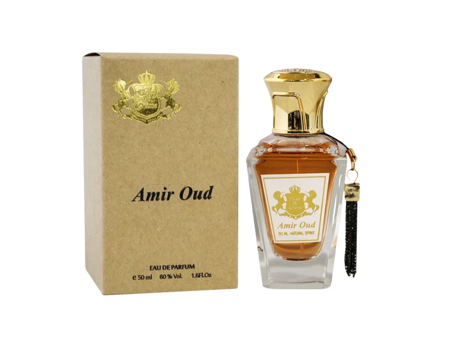 Fleur De Grasse Amir Oud manufacturer bottle, linked from the supplied product catalogue.