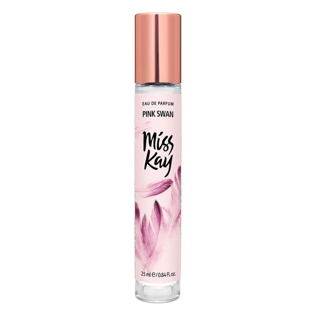 Miss Kay Pink Swan manufacturer bottle, linked from the supplied product catalogue.