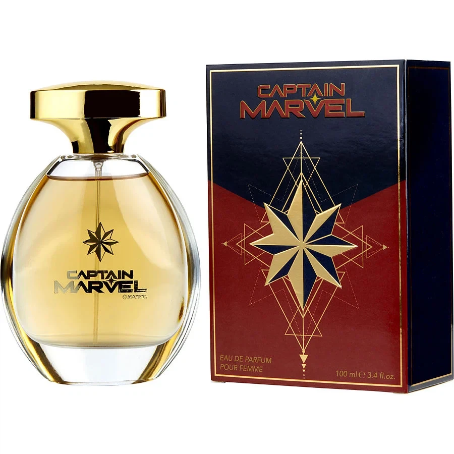 Marvel Captain Marvel Pour Femme manufacturer bottle, linked from the supplied product catalogue.