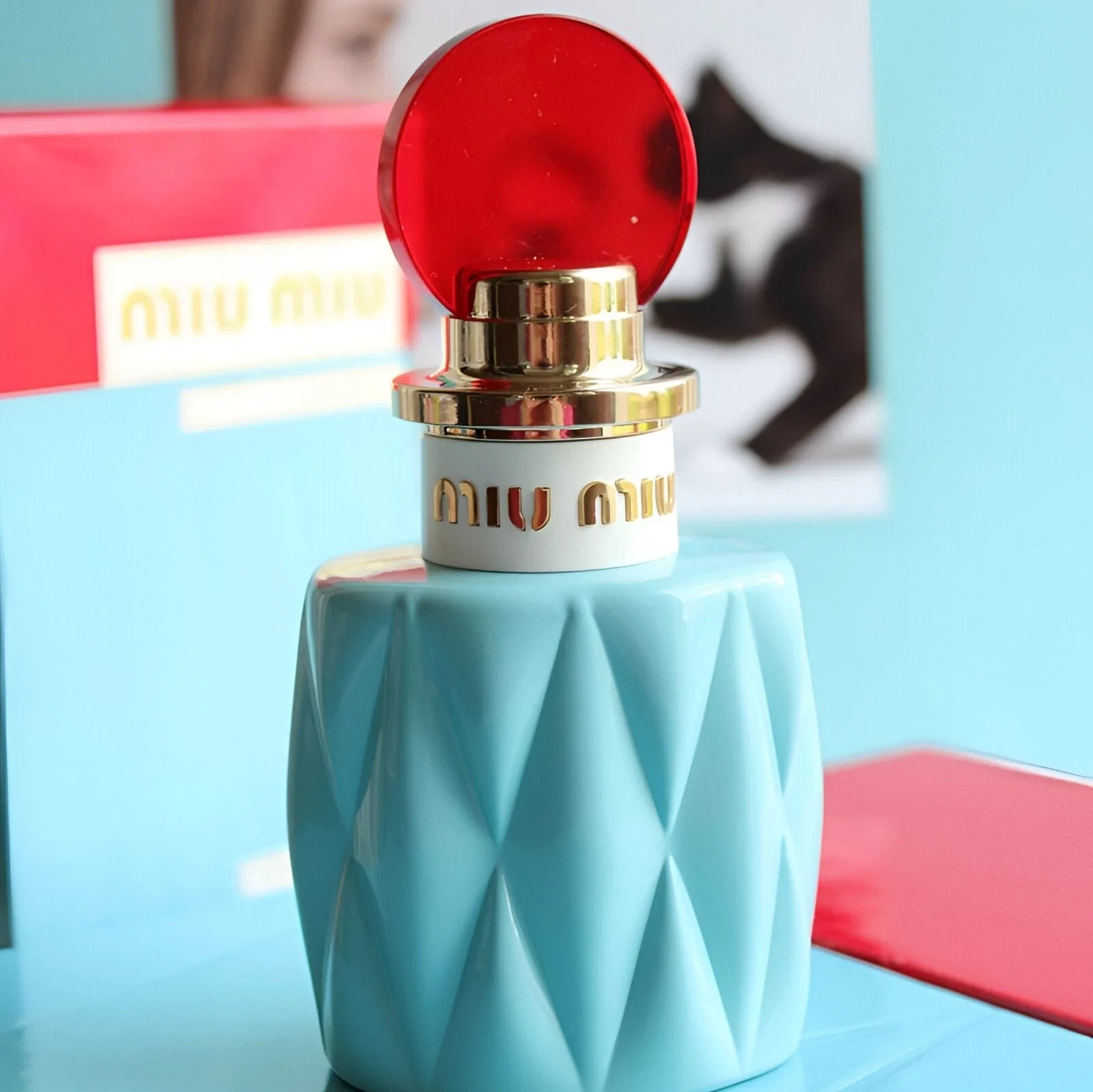 Miu Miu EDP for Women 100ml manufacturer bottle, linked from the supplied product catalogue.
