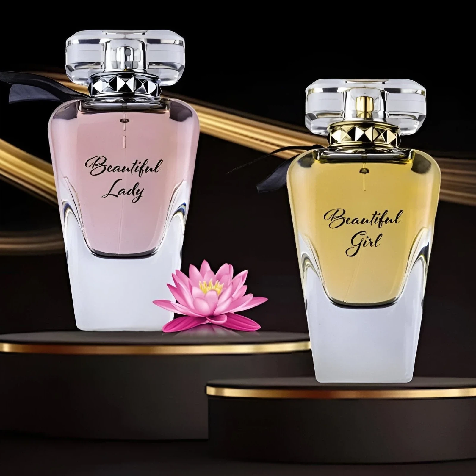 L'Orientale Fragrance Beautiful Lady manufacturer bottle, linked from the supplied product catalogue.