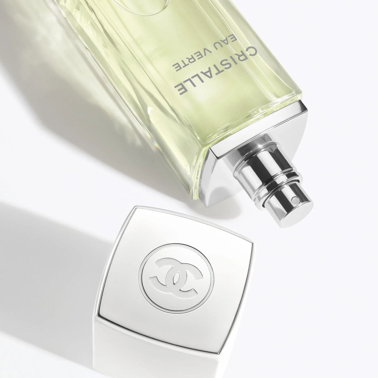 Chanel Cristalle Eau Verte manufacturer bottle, linked from the supplied product catalogue.