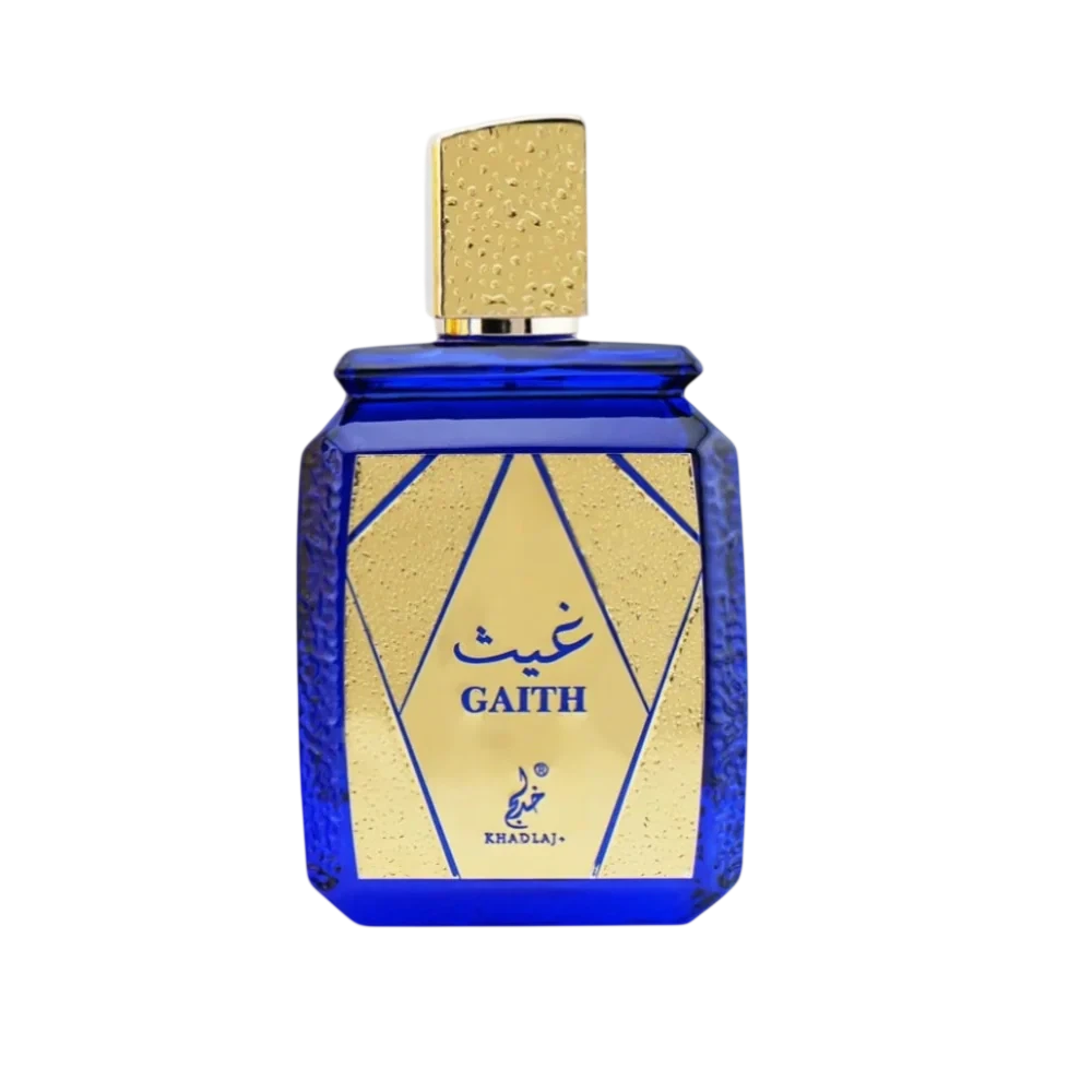 Khadlaj Gaith manufacturer bottle, linked from the supplied product catalogue.