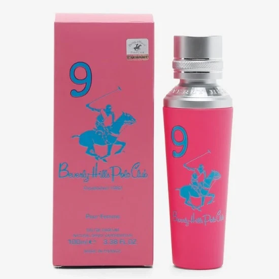 Beverly Hills Polo Club 9 Sport Pour Femme manufacturer bottle, linked from the supplied product catalogue.