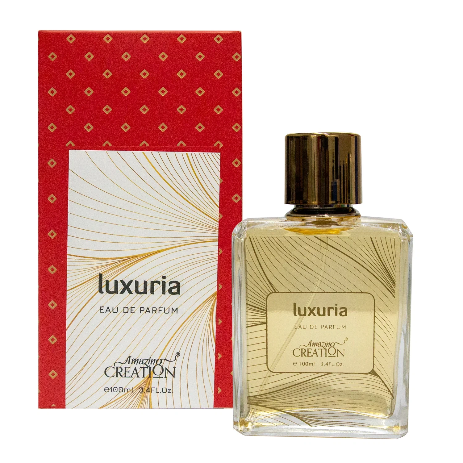 Scent Magic Luxuria manufacturer bottle, linked from the supplied product catalogue.