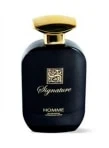 Signature Black Homme manufacturer bottle, linked from the supplied product catalogue.