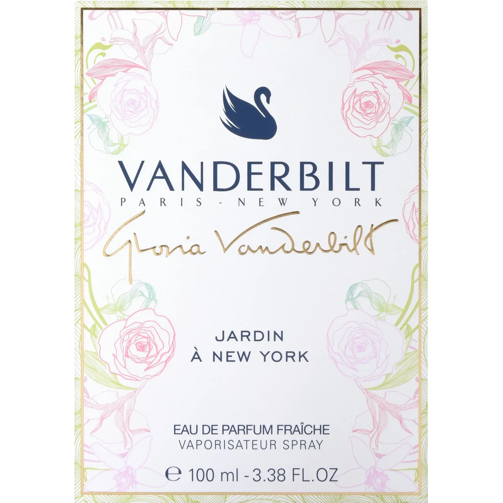 Gloria Vanderbilt Jardin A New York Fraiche manufacturer bottle, linked from the supplied product catalogue.