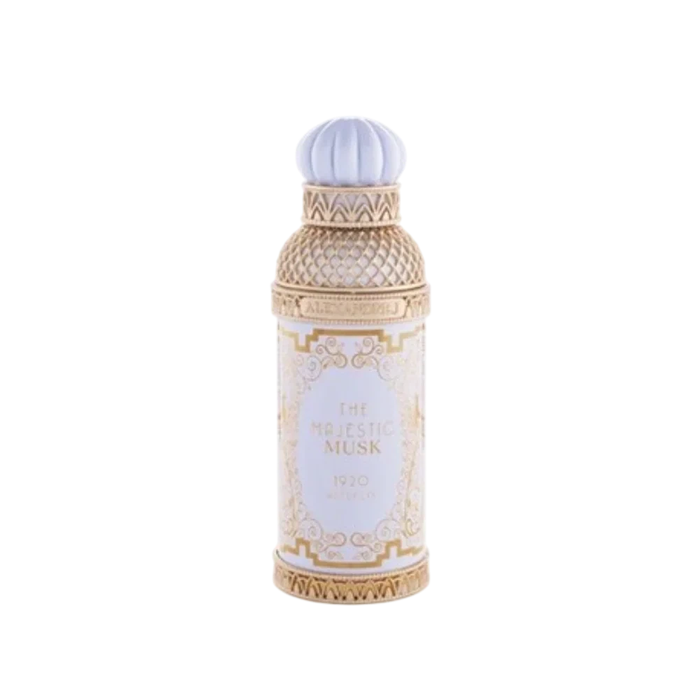 Alexandre J The Majestic Musk manufacturer bottle, linked from the supplied product catalogue.