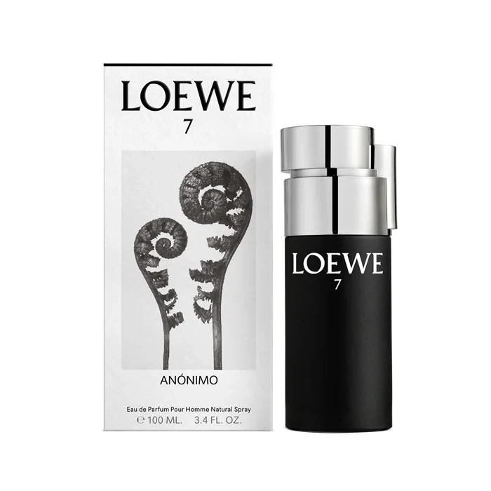 Loewe 7 ANONIMO POUR HOMME (M) FR manufacturer bottle, linked from the supplied product catalogue.