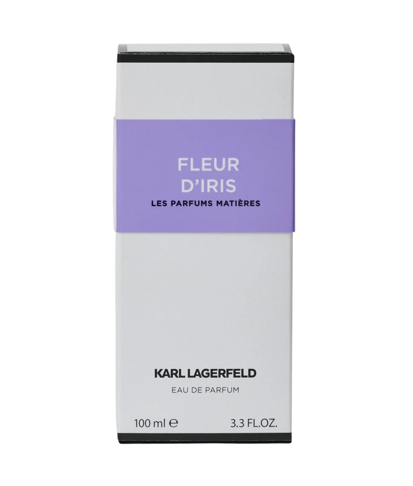 Karl Lagerfeld Fleur D'Iris Floral Woody – Powdery Iris manufacturer bottle, linked from the supplied product catalogue.
