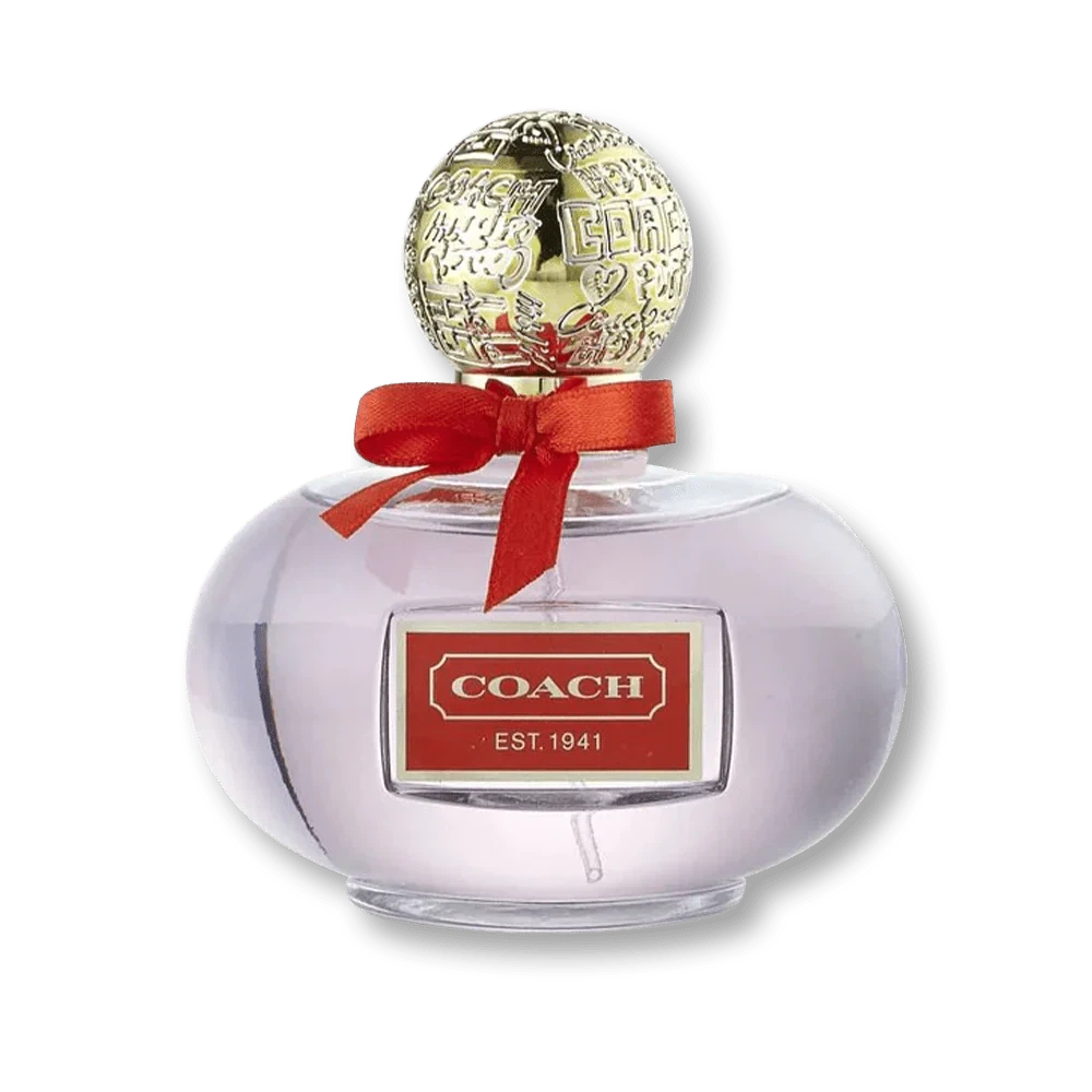 Coach Poppy manufacturer bottle, linked from the supplied product catalogue.