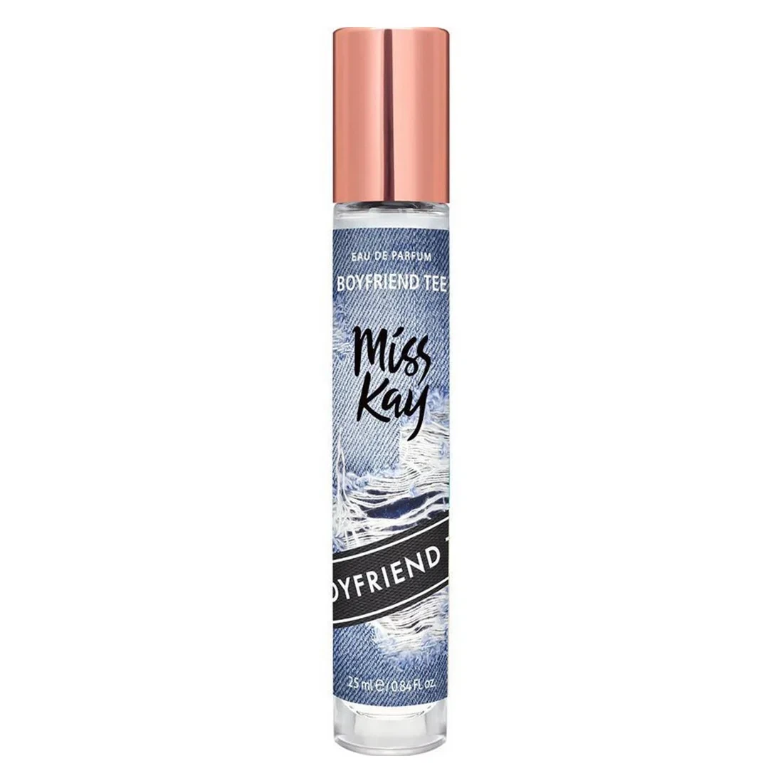 Miss Kay Boyfriend Tee manufacturer bottle, linked from the supplied product catalogue.