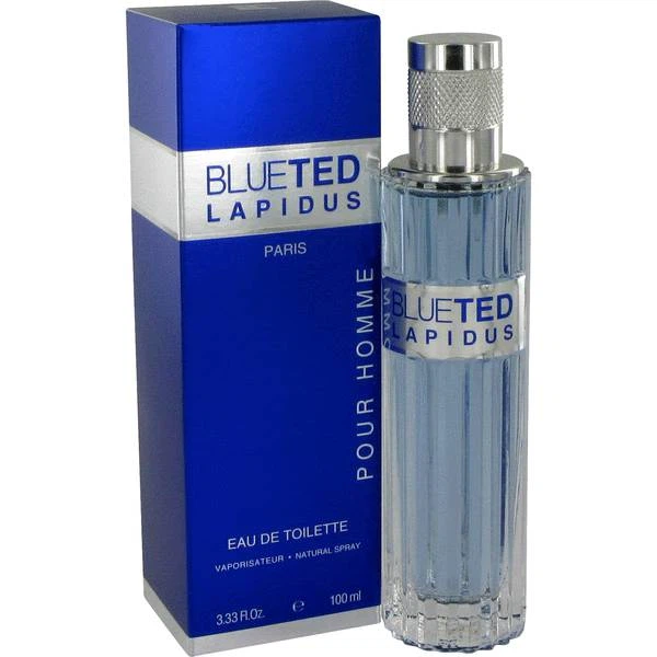 Ted Lapidus BLUE TED POUR HOMME manufacturer bottle, linked from the supplied product catalogue.
