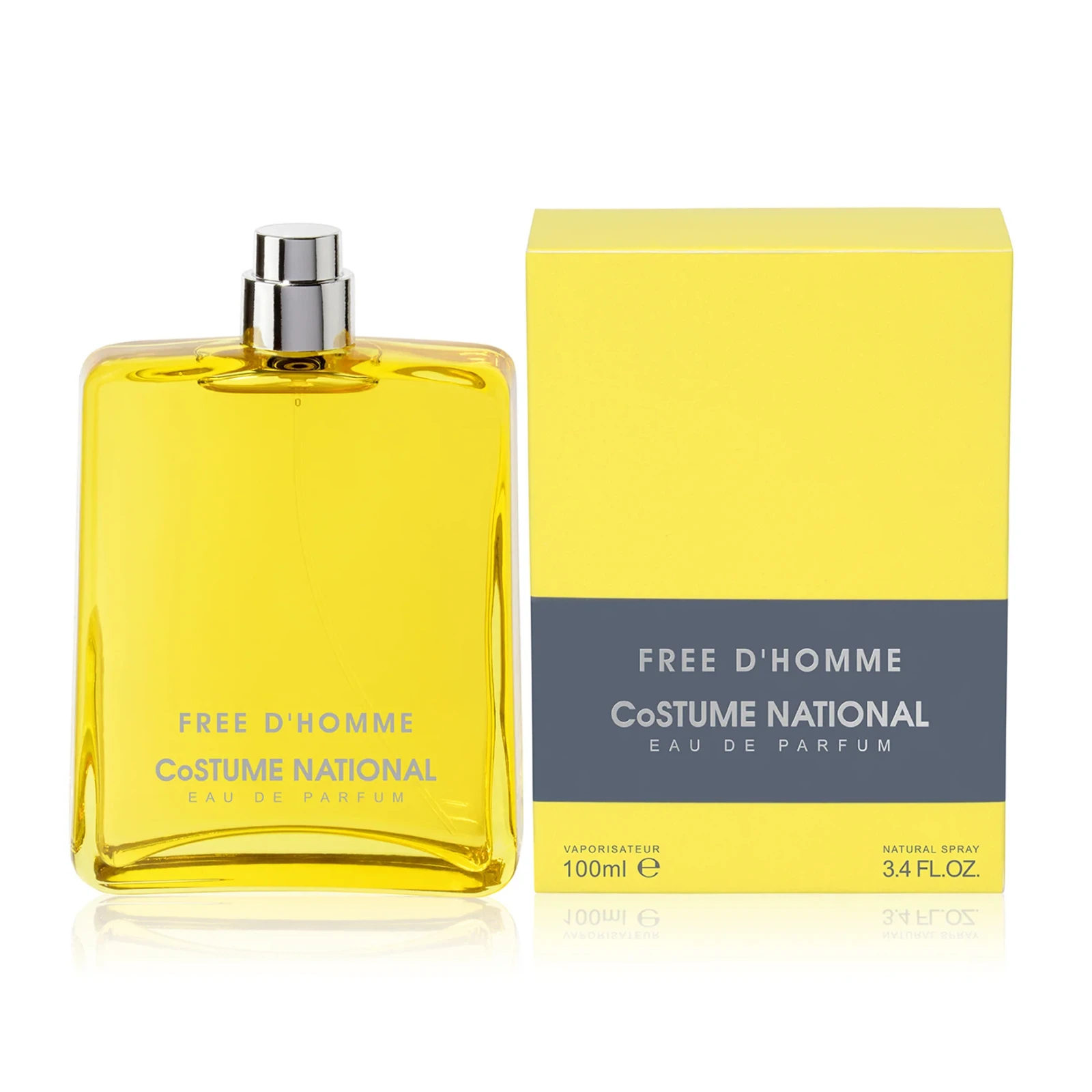 Costume National Free D'Homme manufacturer bottle, linked from the supplied product catalogue.