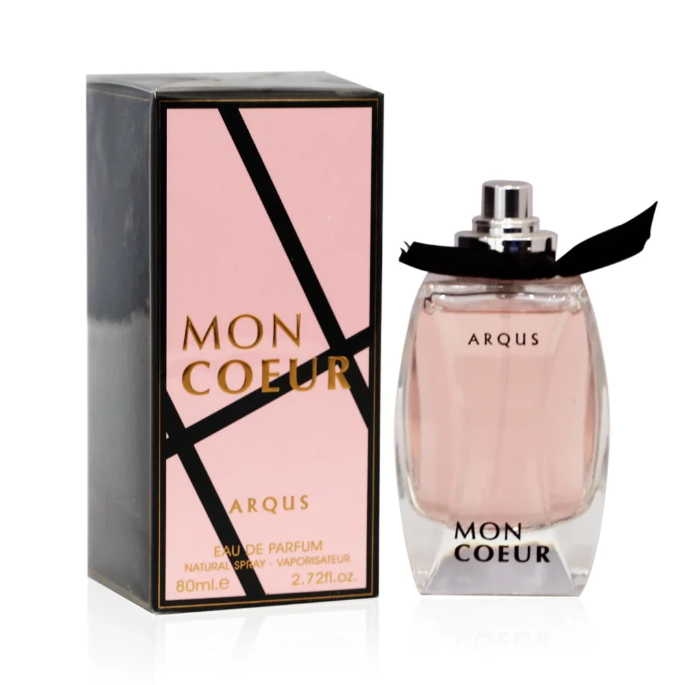 Arqus MON COEUR manufacturer bottle, linked from the supplied product catalogue.