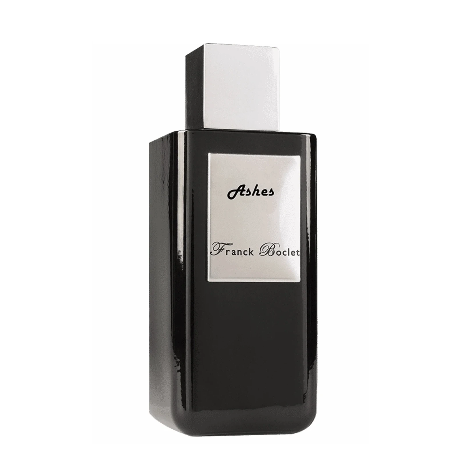 Franck Boclet Ashes manufacturer bottle, linked from the supplied product catalogue.