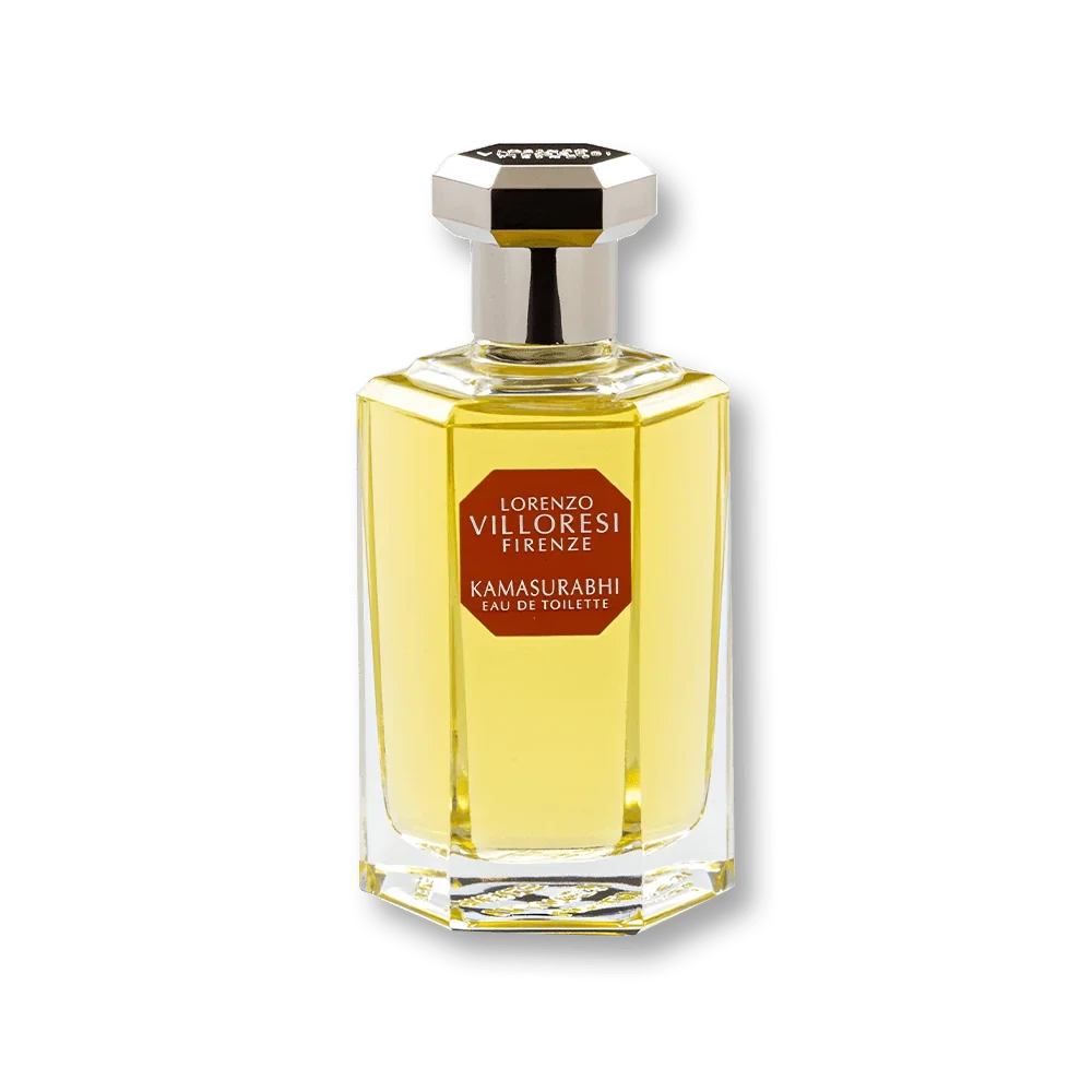 Lorenzo Villoresi Firenze Kamasurabhi manufacturer bottle, linked from the supplied product catalogue.