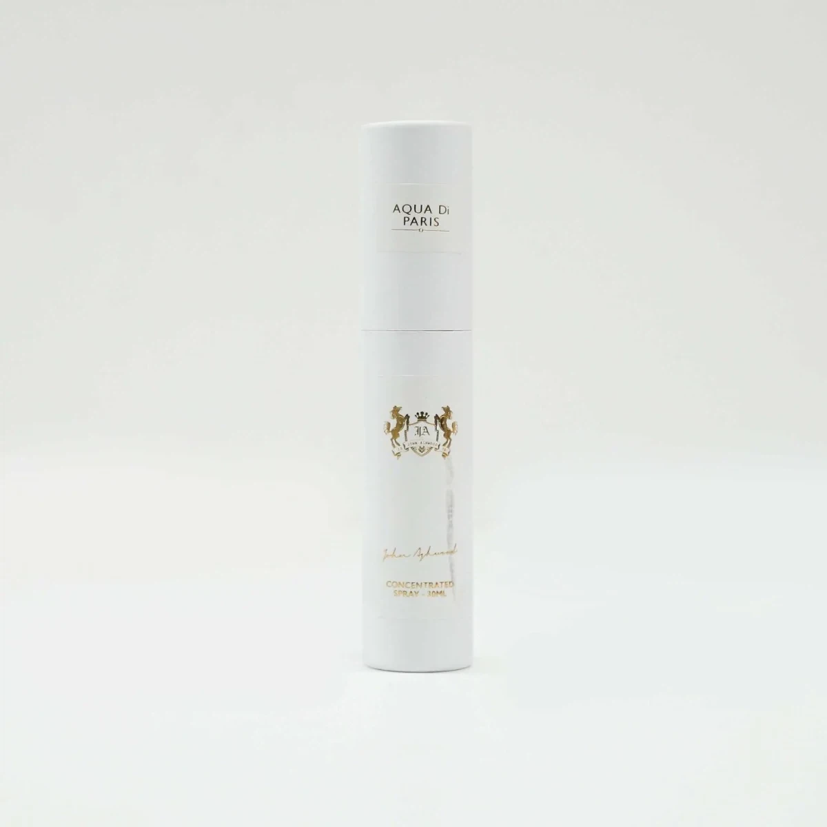 John Ashwood Aqua Di Paris manufacturer bottle, linked from the supplied product catalogue.