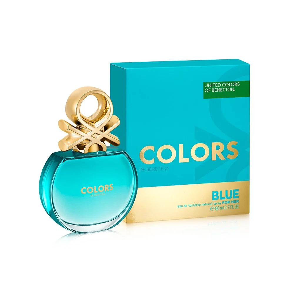 United Colors Of Benetton COLORS BLUE manufacturer bottle, linked from the supplied product catalogue.