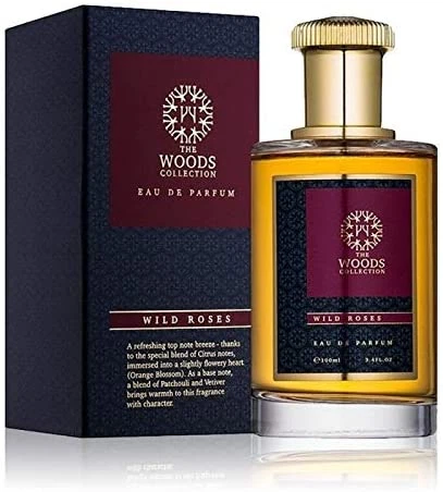 The Wood Collection Wild Roses manufacturer bottle, linked from the supplied product catalogue.