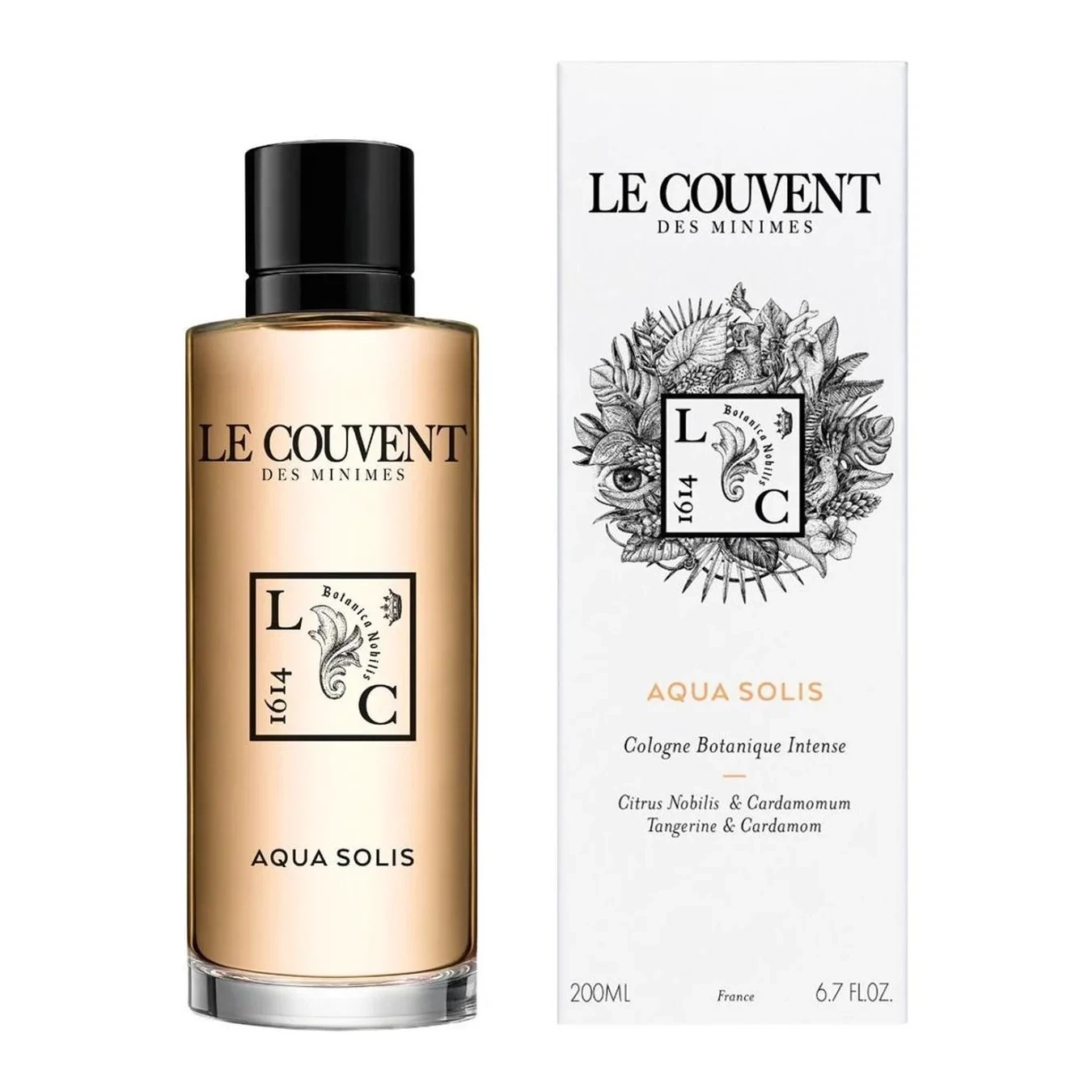 Le Couvent Des Minimes Aqua Solis manufacturer bottle, linked from the supplied product catalogue.