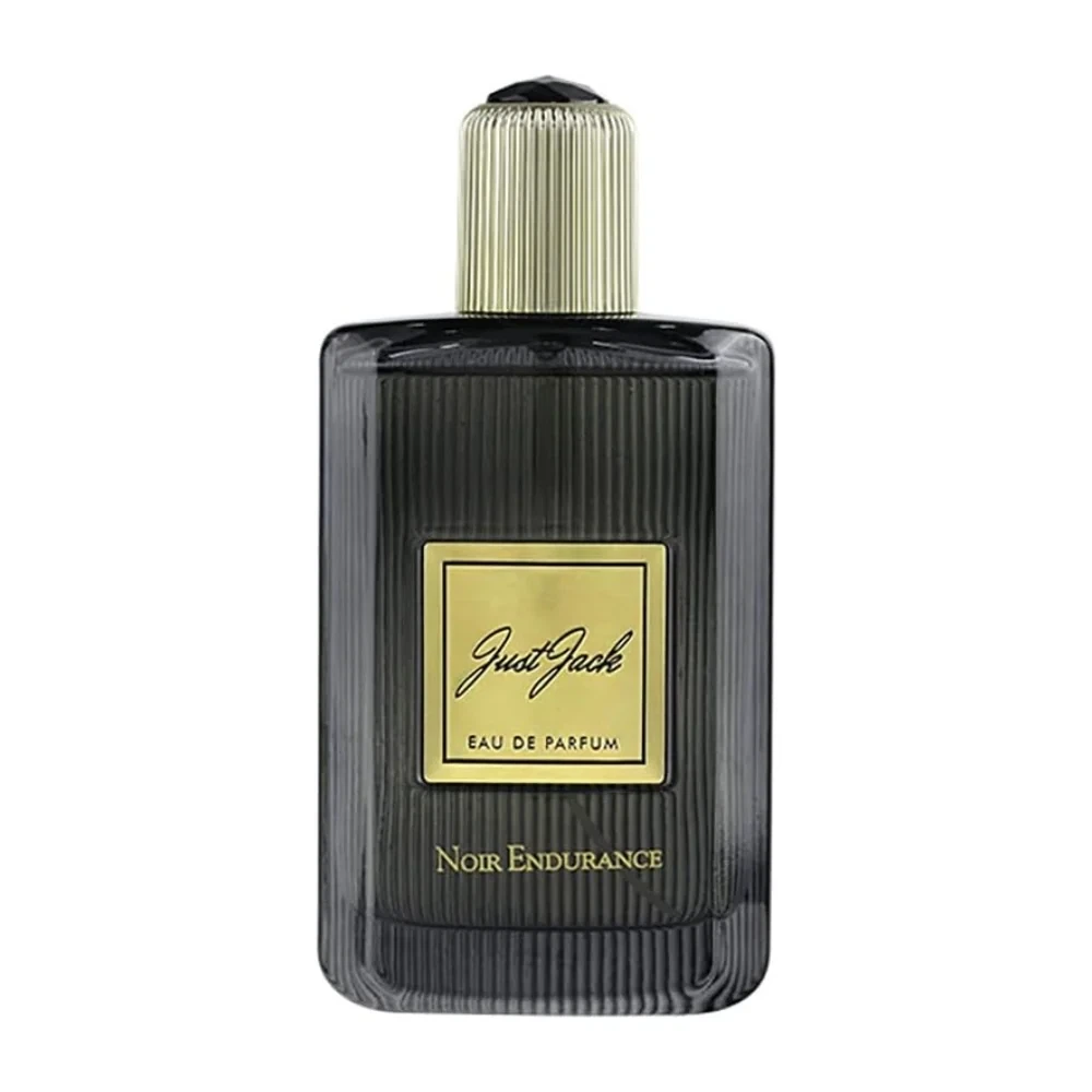 Just Jack Noir Endurance manufacturer bottle, linked from the supplied product catalogue.