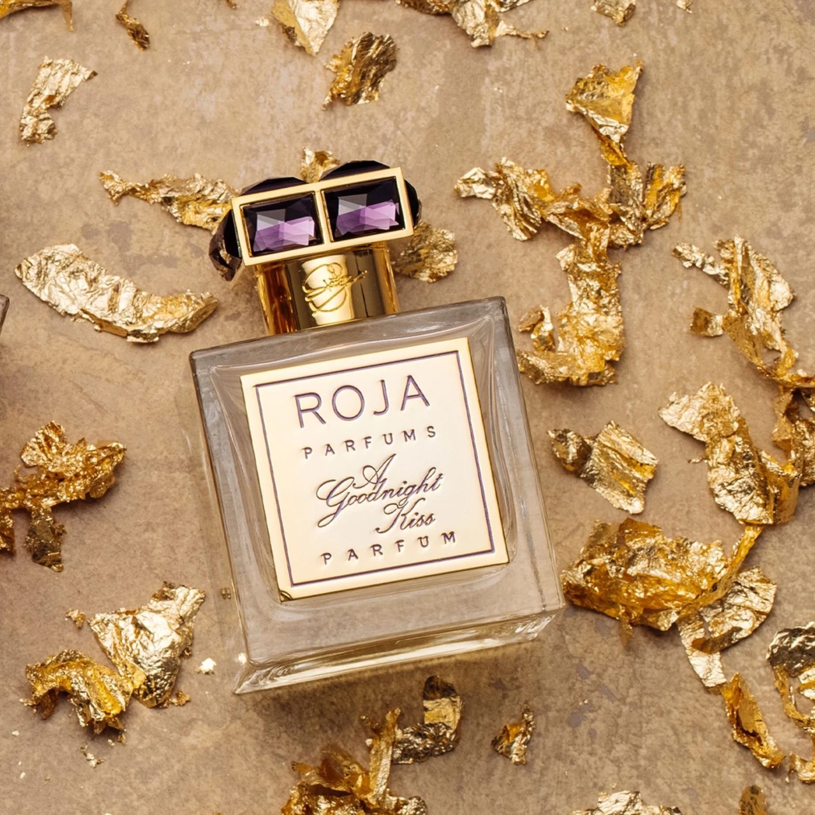 Roja Parfums A Goodnight Kiss Parfum manufacturer bottle, linked from the supplied product catalogue.