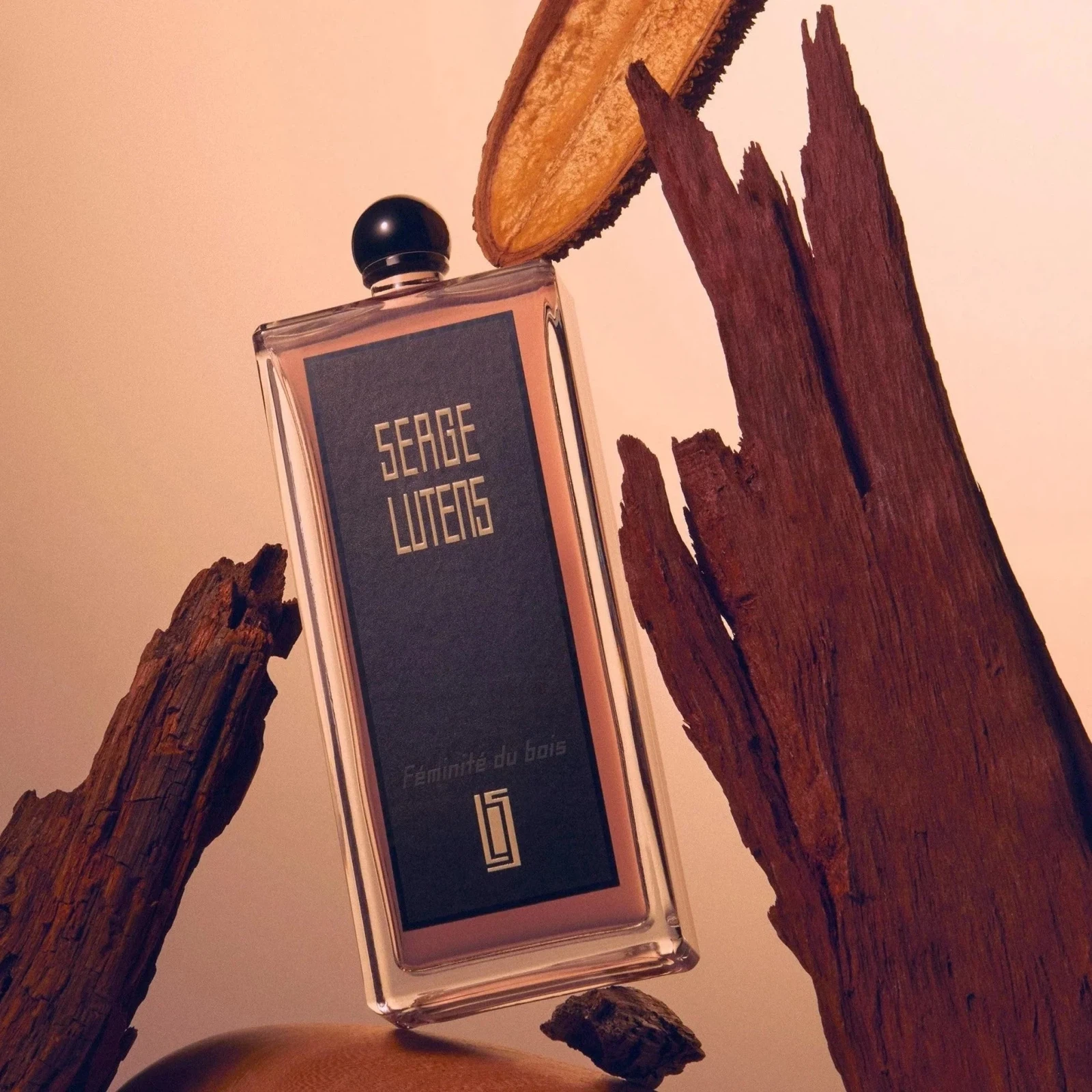 Serge Lutens Feminite Du Bois 1.69oz manufacturer bottle, linked from the supplied product catalogue.