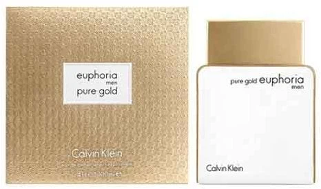 Calvin Klein Pure Gold Euphoria (Men) manufacturer bottle, linked from the supplied product catalogue.