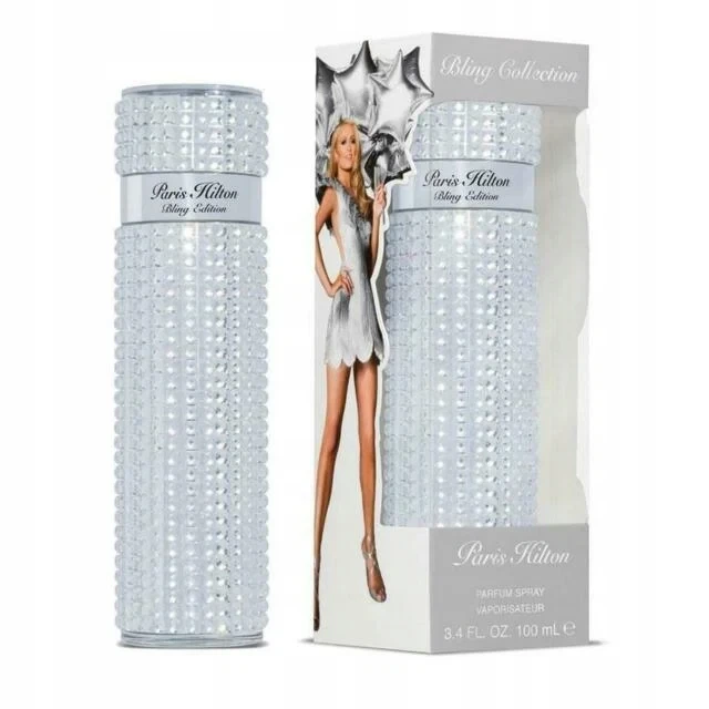 Paris Hilton Bling Collection Parfum Spray manufacturer bottle, linked from the supplied product catalogue.
