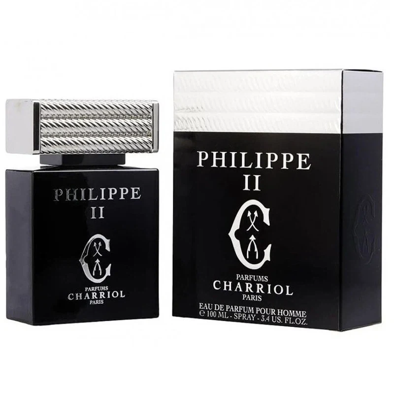 Charriol Philippe II Pour Homme manufacturer bottle, linked from the supplied product catalogue.