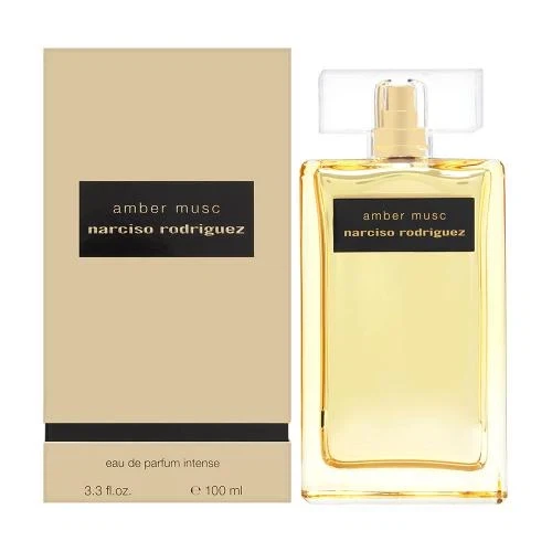 Narciso Rodriguez Amber Musc manufacturer bottle, linked from the supplied product catalogue.