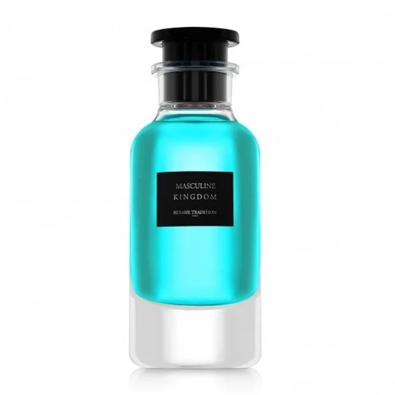 Reyane Tradition MASCULINE KINGDOM manufacturer bottle, linked from the supplied product catalogue.