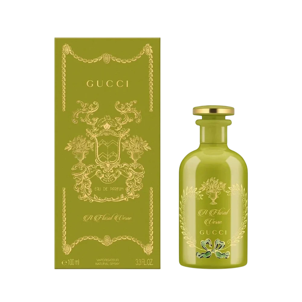Gucci A Floral Verse manufacturer bottle, linked from the supplied product catalogue.