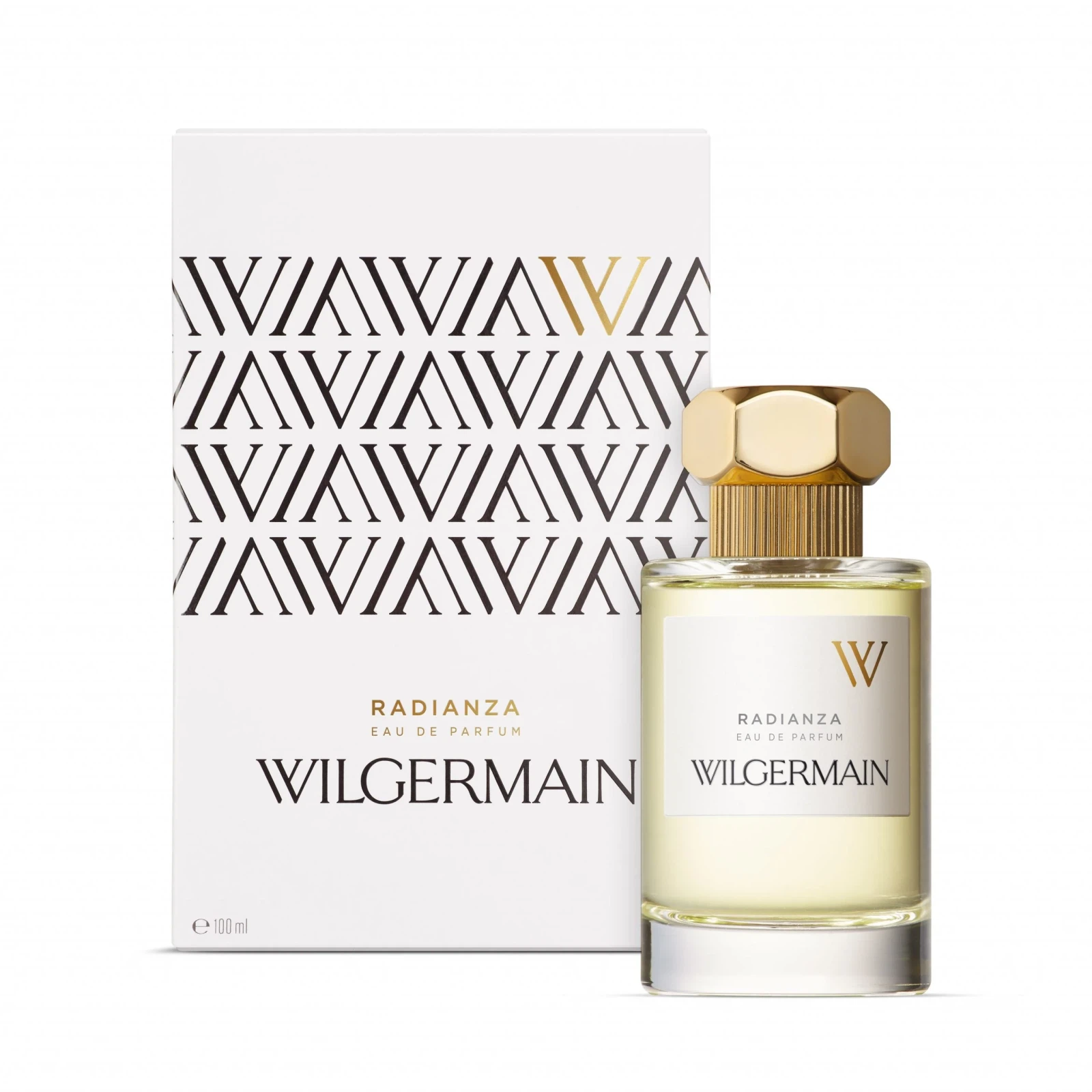 Wilgermain Radianza manufacturer bottle, linked from the supplied product catalogue.