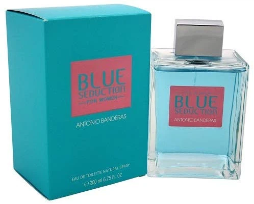Antonio Banderas Blue Seduction Edition manufacturer bottle, linked from the supplied product catalogue.