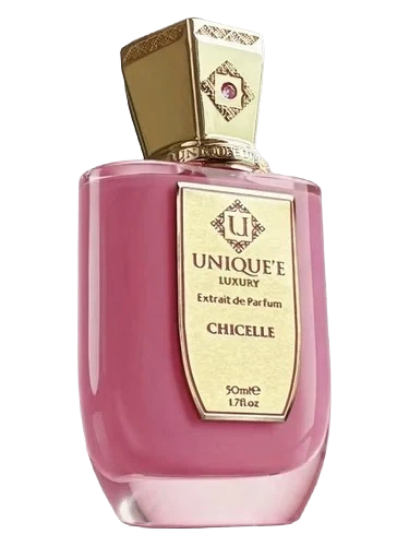 Unique'e Luxury Chicelle manufacturer bottle, linked from the supplied product catalogue.