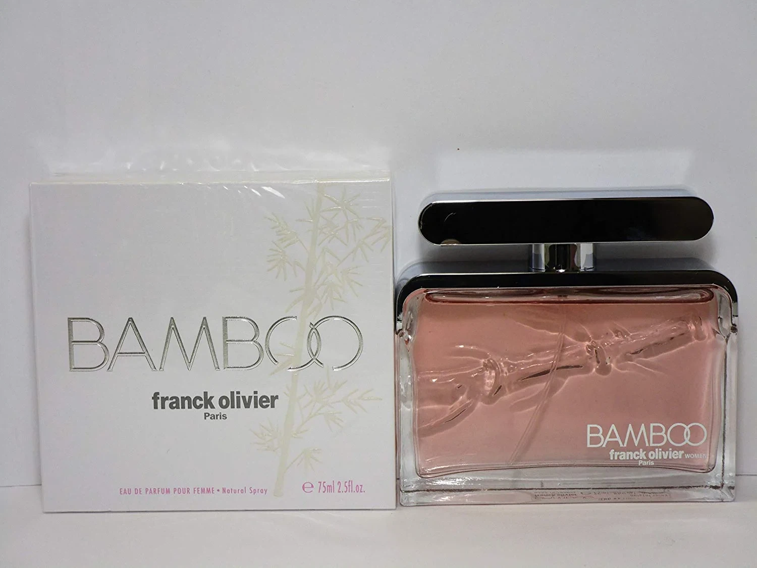 Franck Olivier Bamboo manufacturer bottle, linked from the supplied product catalogue.