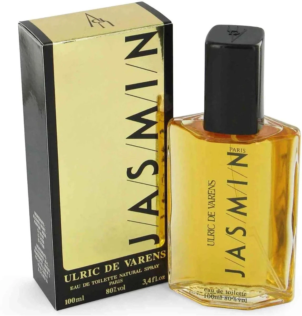 Ulric de Varens JASMINE manufacturer bottle, linked from the supplied product catalogue.