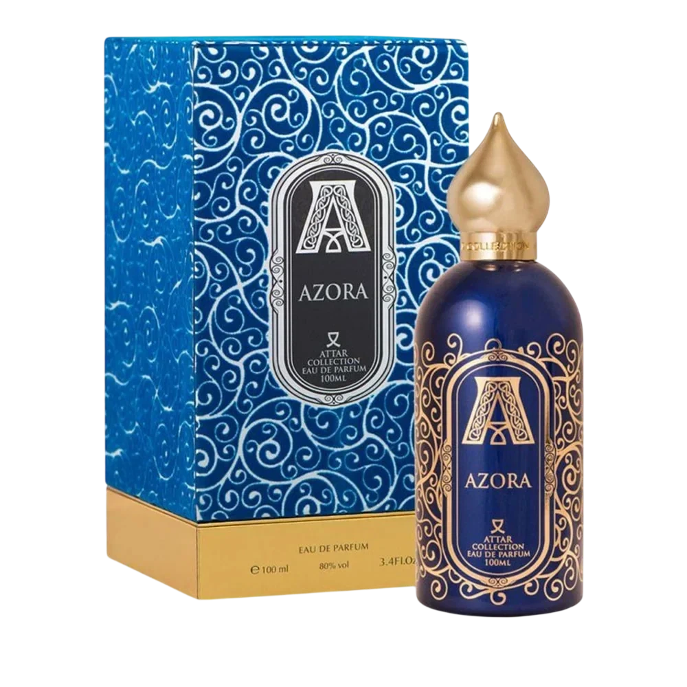 Attar Collection Azora manufacturer bottle, linked from the supplied product catalogue.
